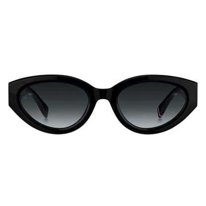 Black - Back - Tommy Hilfiger Womens-Ladies Oval Sunglasses