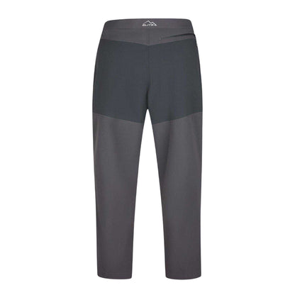 Grey-Black - Back - Karrimor Mens Zip-Off Regular Walking Trousers