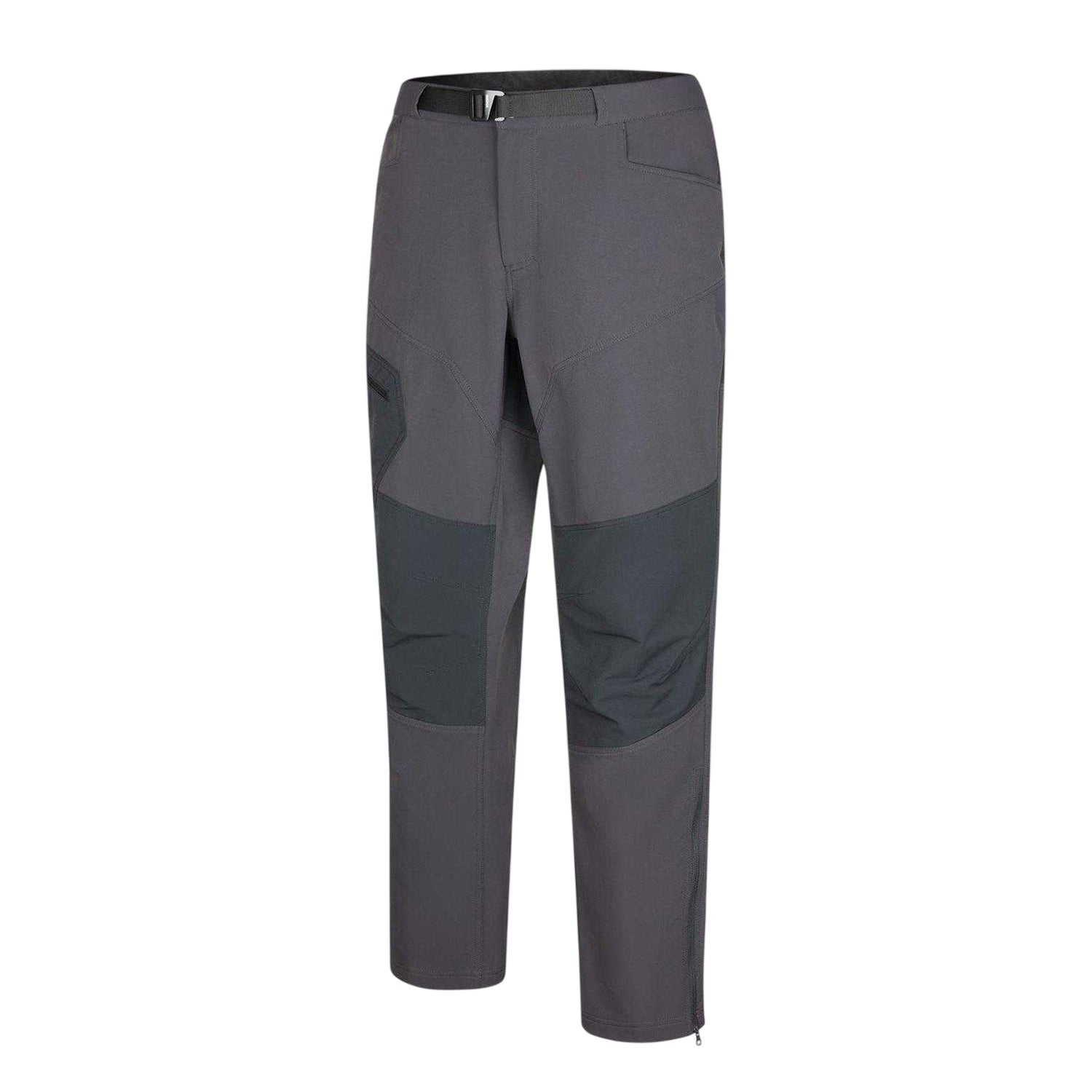 Grey-Black - Side - Karrimor Mens Zip-Off Regular Walking Trousers