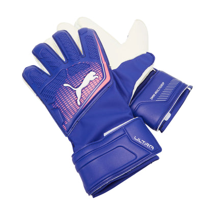 Purple-White - Side - Puma Mens Ultra Match Protect Logo Goalkeeper Gloves
