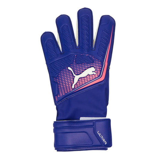 Purple-White - Front - Puma Mens Ultra Match Protect Logo Goalkeeper Gloves