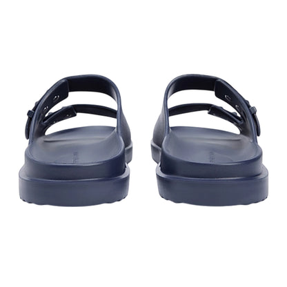 Desert Sky - Back - Tommy Hilfiger Mens Logo Double Strap Sliders