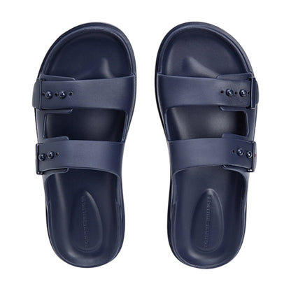 Desert Sky - Side - Tommy Hilfiger Mens Logo Double Strap Sliders