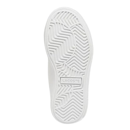 White-Black - Lifestyle - Lacoste Childrens-Kids Powercourt Trainers