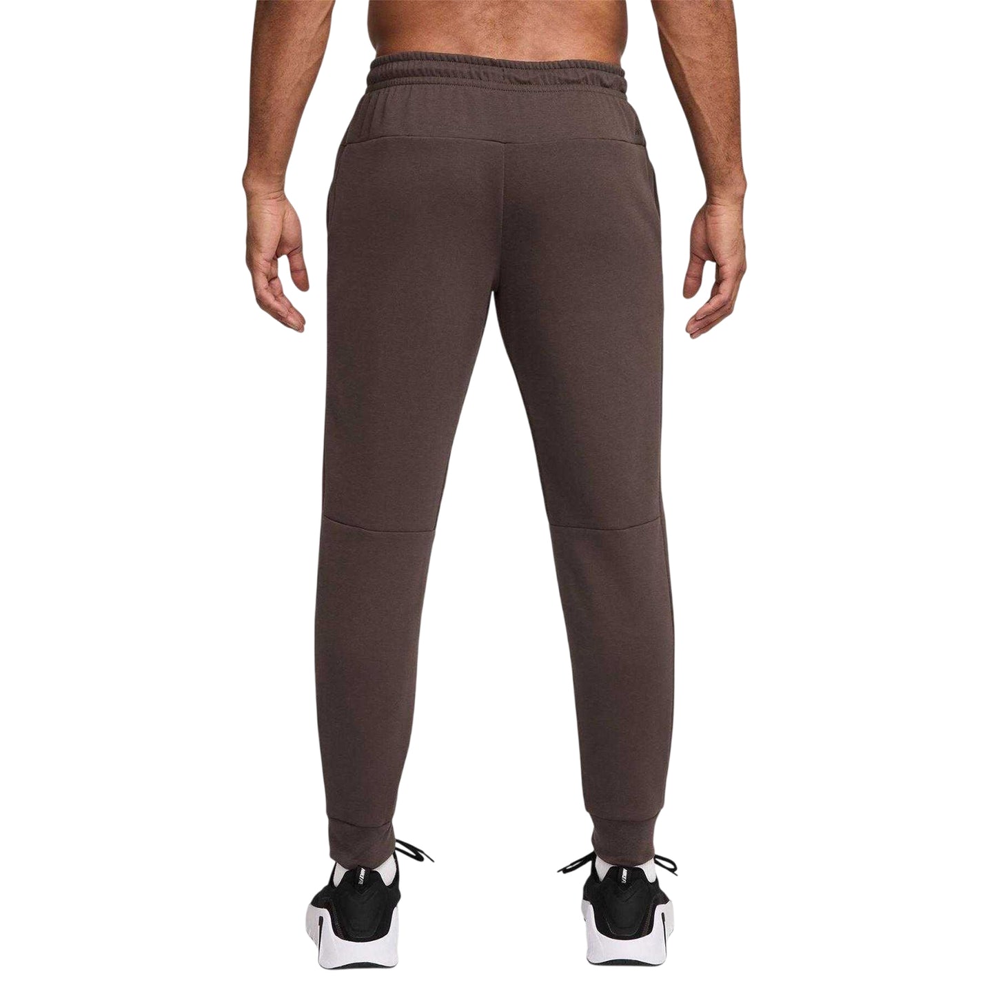 Brown - Back - Nike Mens Dri-FIT Logo Joggers
