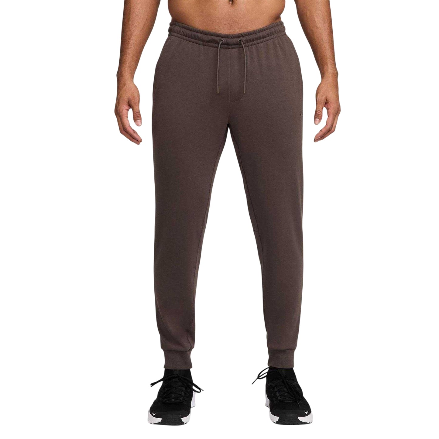 Brown - Front - Nike Mens Dri-FIT Logo Joggers