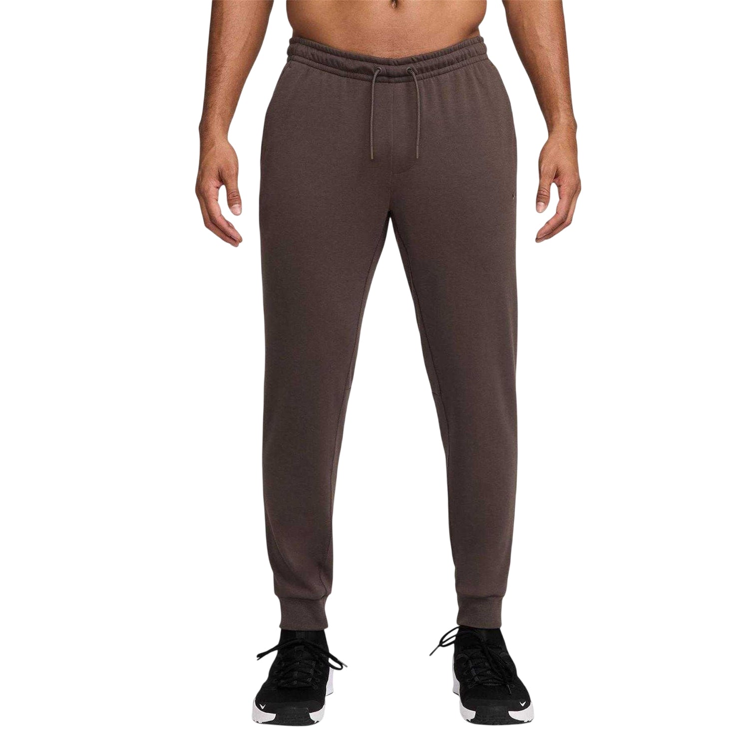 Brown - Front - Nike Mens Dri-FIT Logo Joggers