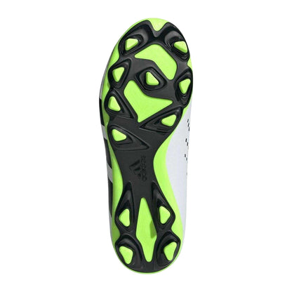 White - Lifestyle - Adidas Childrens-Kids Predator Accuracy 4 3 Stripes Flexible Ground Football Boots