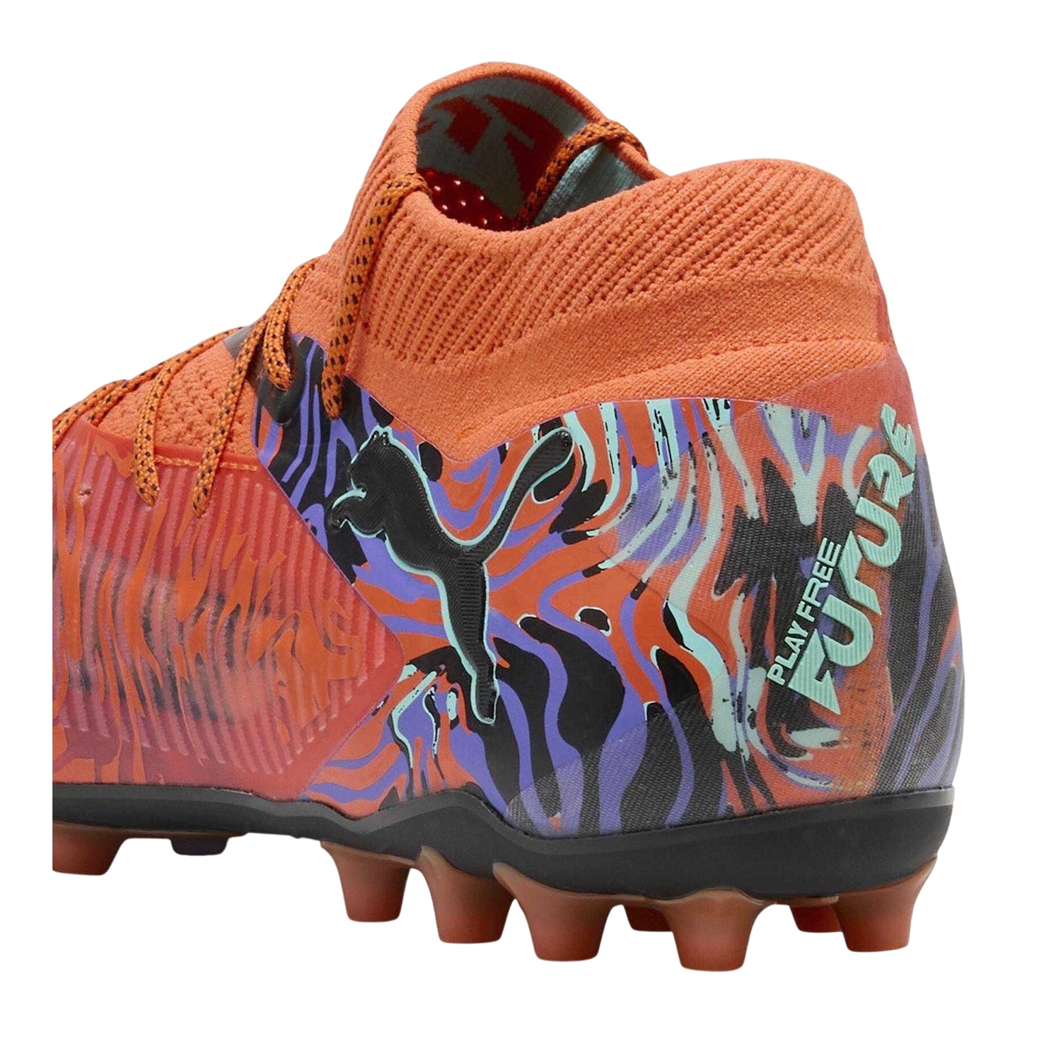 Orange Pop - Back - Puma Mens 8 Ultimate Creativity Artificial Ground Football Boots