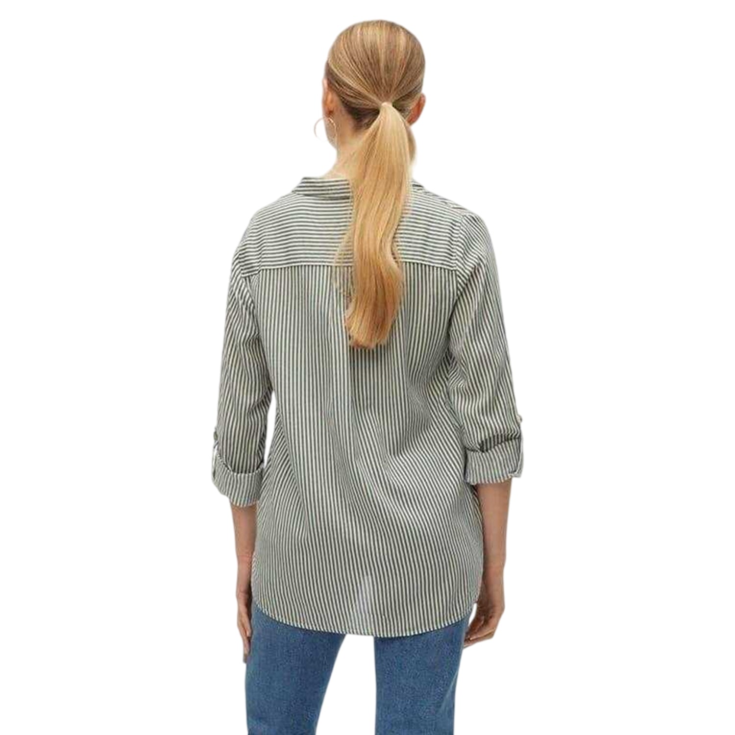 Laurel Wreath - Back - Vero Moda Womens-Ladies Regular Long-Sleeved Shirt