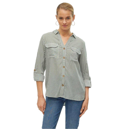 Laurel Wreath - Front - Vero Moda Womens-Ladies Regular Long-Sleeved Shirt