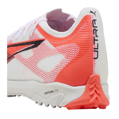 Puma White - Back - Puma Mens Ultra 5 Pro Cage Artificial Ground Football Boots