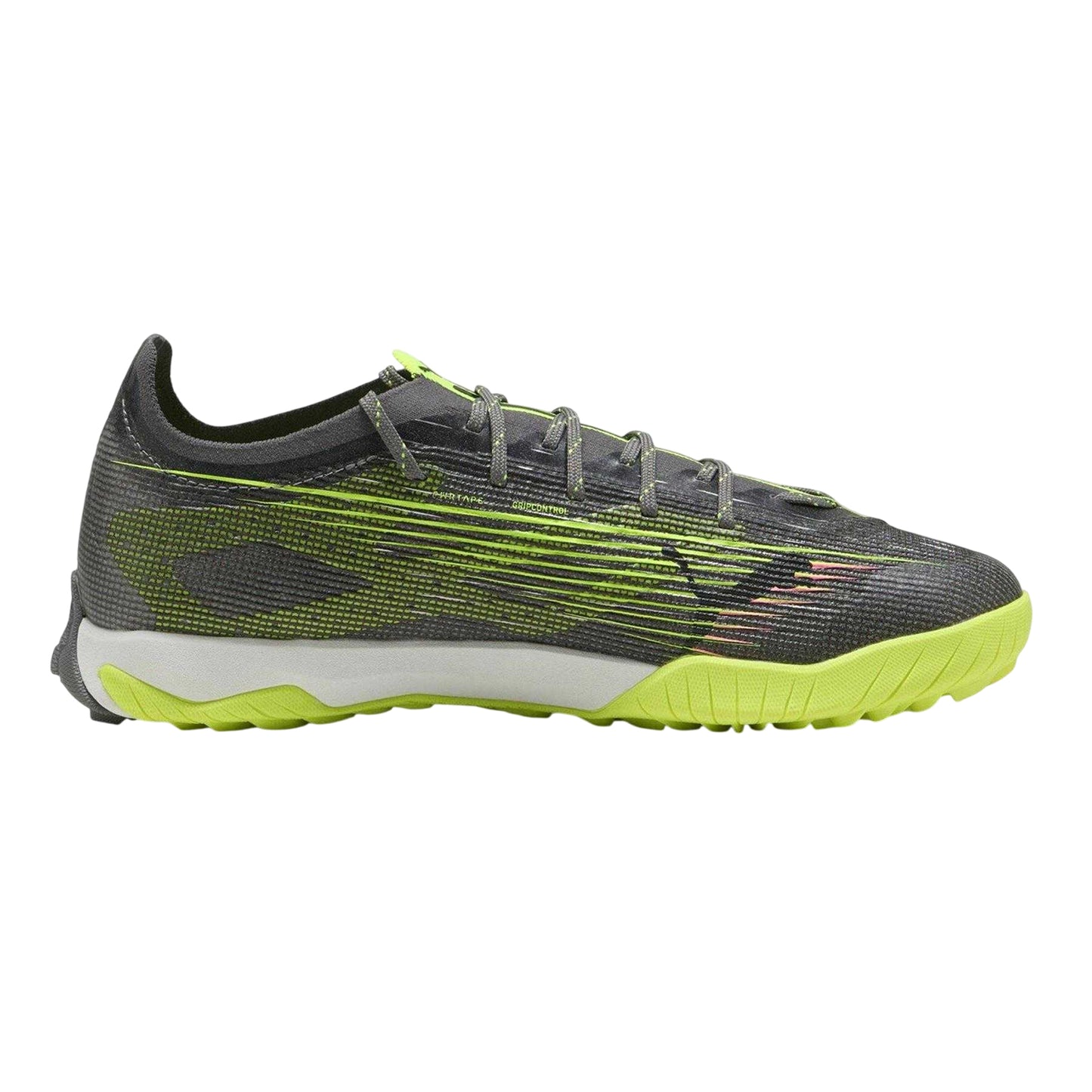 Matted Silver - Front - Puma Mens Ultra 5 Pro Cage Artificial Ground Football Boots