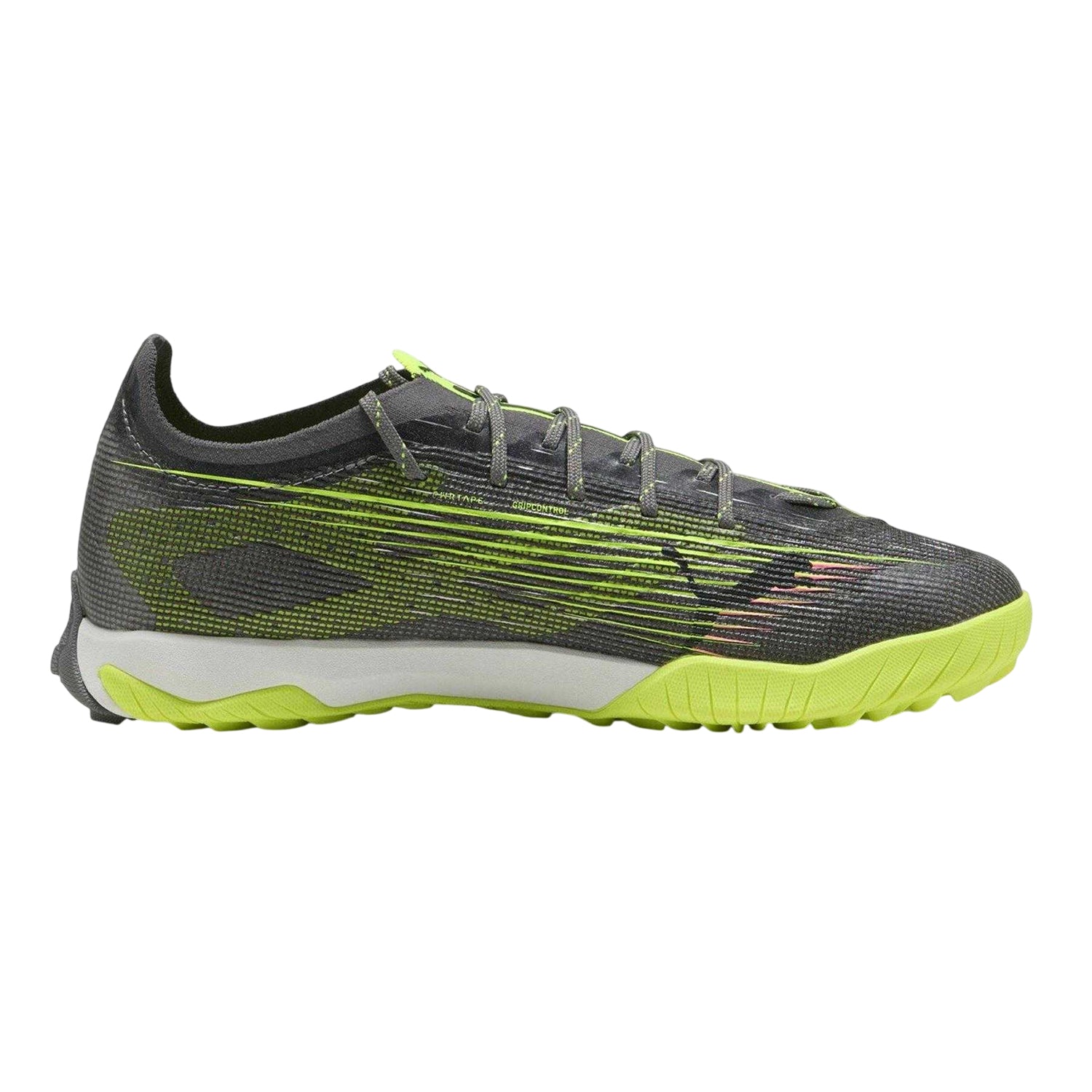 Matted Silver - Front - Puma Mens Ultra 5 Pro Cage Artificial Ground Football Boots