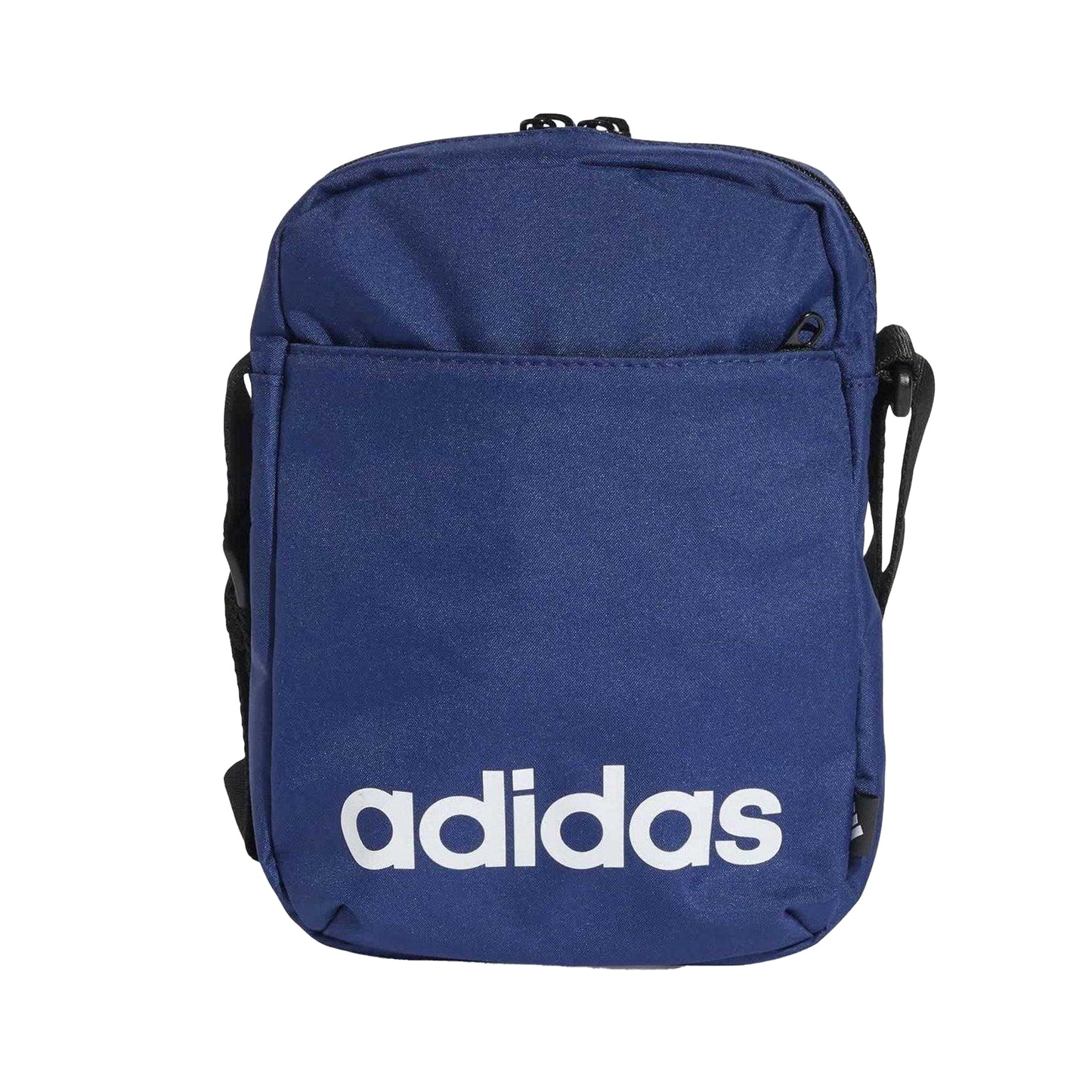 Blue - Front - Adidas Linear Logo Shoulder Bag