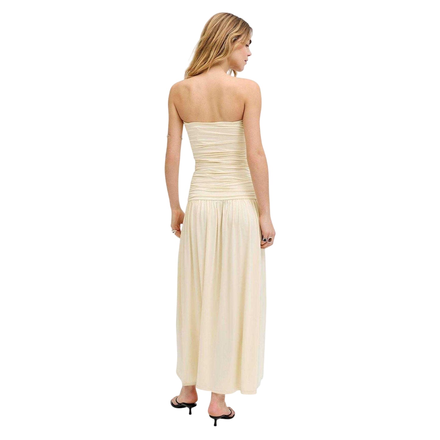 Alabaster - Lifestyle - JJXX Womens-Ladies Bandeau Slip Dress