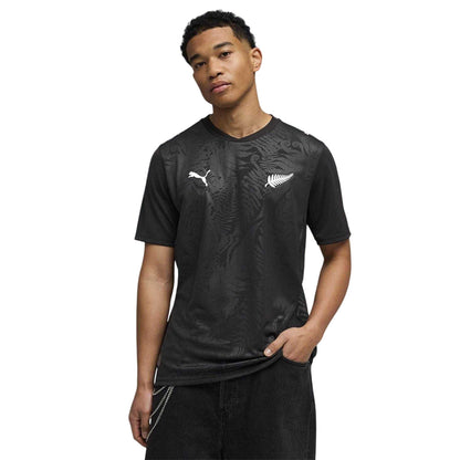Black-Silver - Side - Puma Mens World Cup 2026 New Zealand Home Shirt