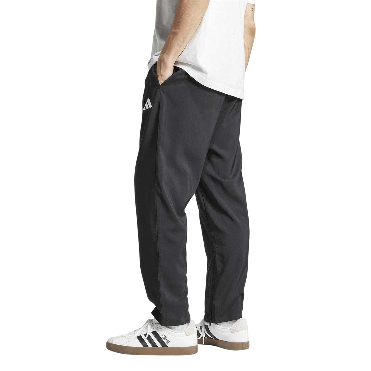 Black - Back - Adidas Mens Studio Lounge Joggers