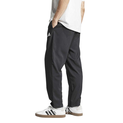Black - Back - Adidas Mens Studio Lounge Joggers