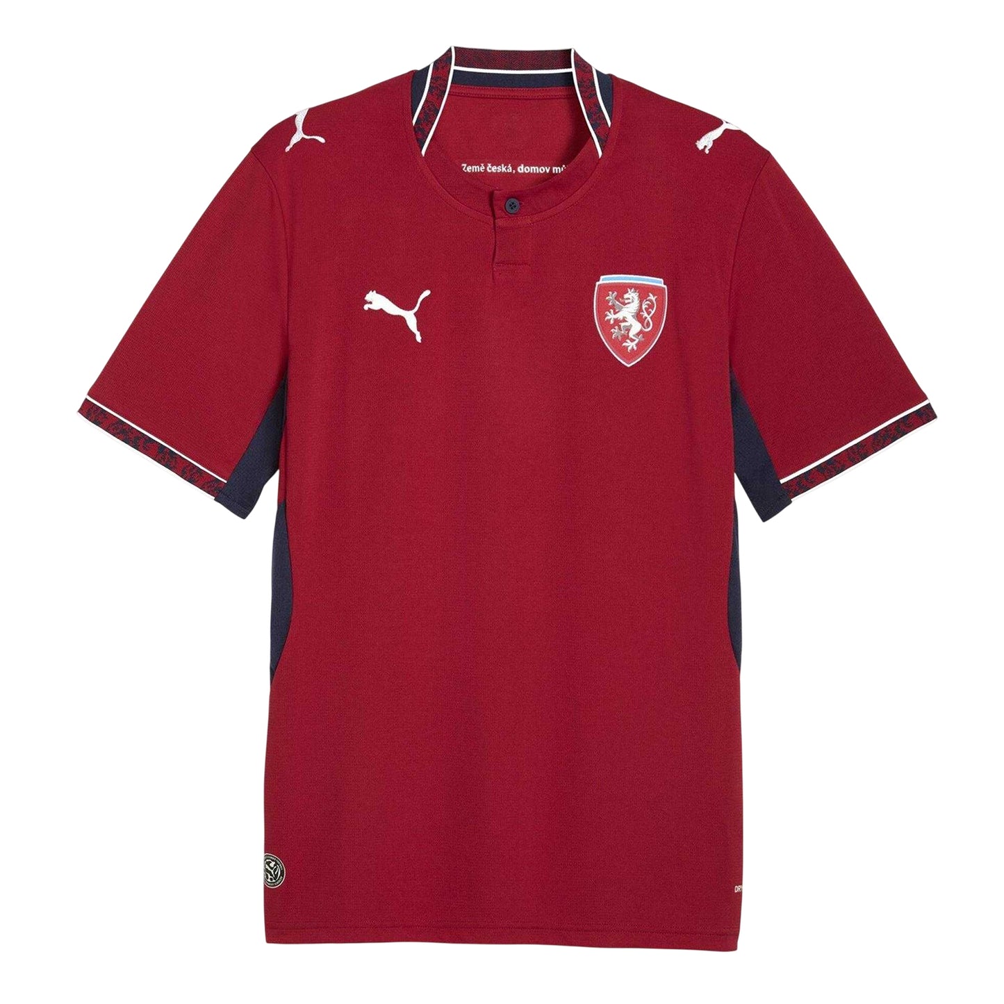 Red-Navy - Front - Puma Mens World Cup 2026 Czech Republic Home Shirt