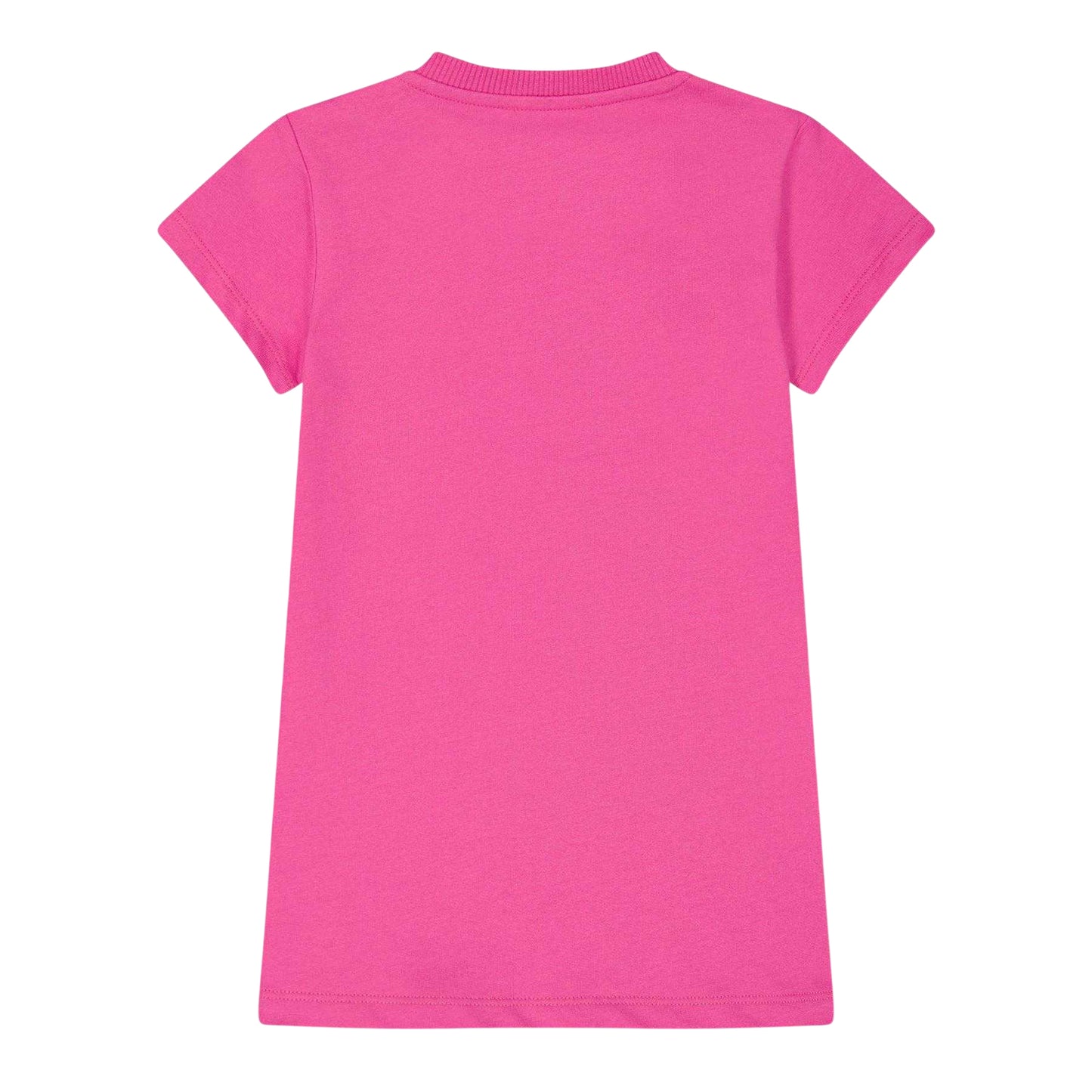 Azalea Pink - Back - Moschino Girls Teddy Bear Sweatshirt Dress