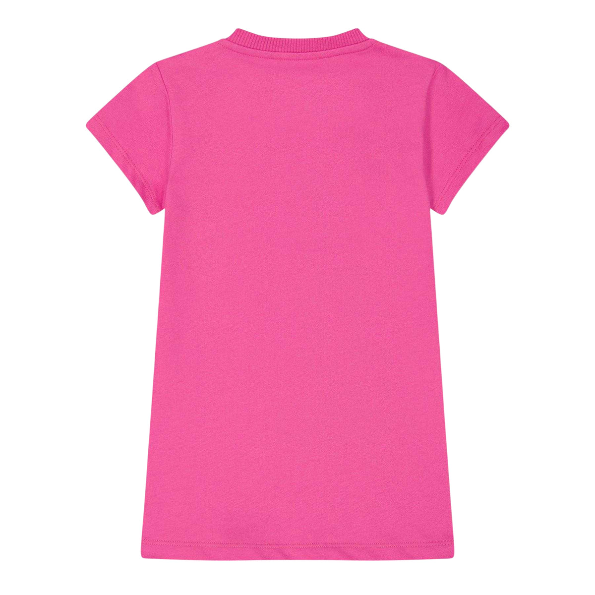 Azalea Pink - Back - Moschino Girls Teddy Bear Sweatshirt Dress