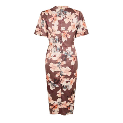 Bloom - Back - Biba Womens-Ladies Floral Velvet Dress
