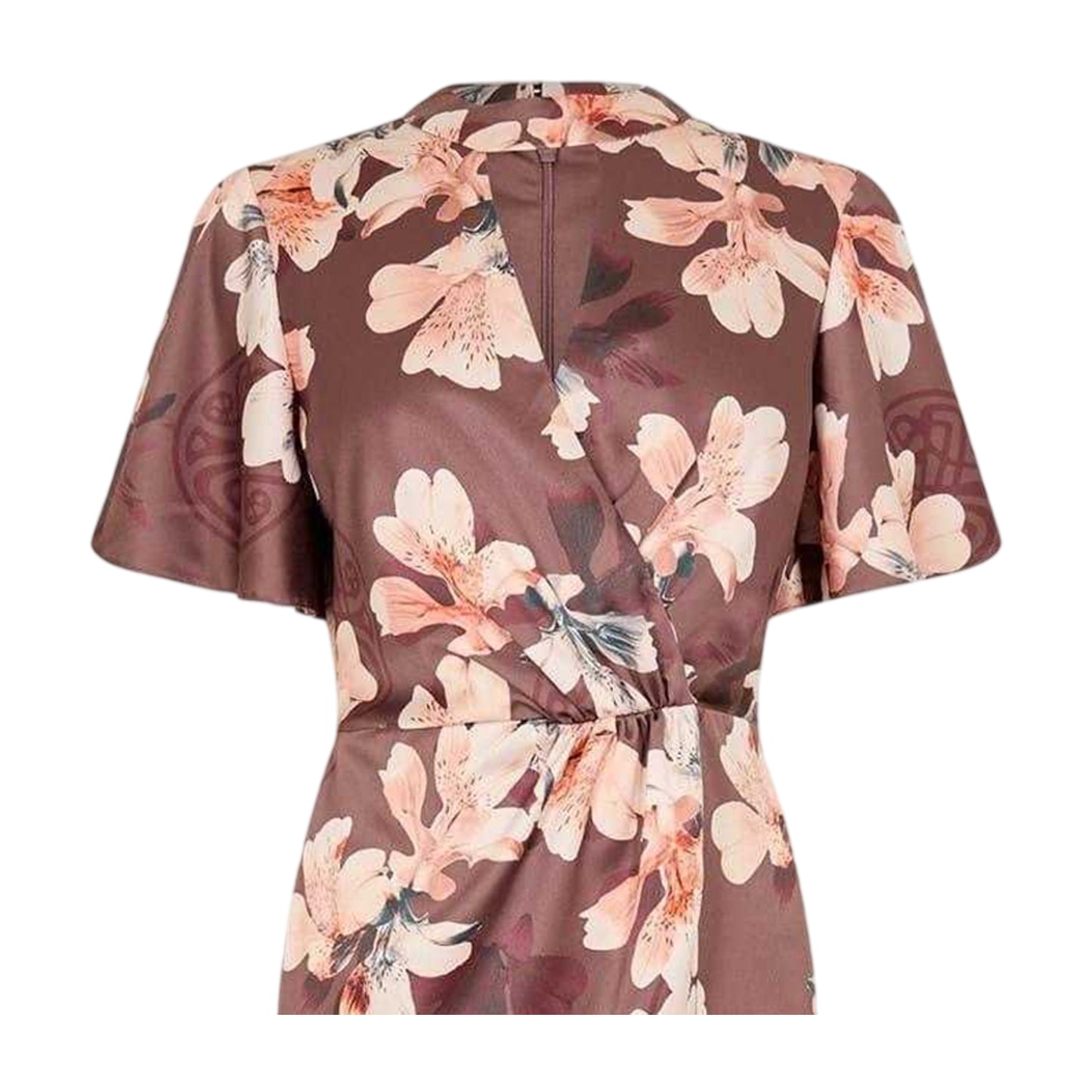 Bloom - Side - Biba Womens-Ladies Floral Velvet Dress