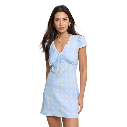 Blue - Front - Nobody´s Child Womens-Ladies Rosa Polka Dot Mini Dress