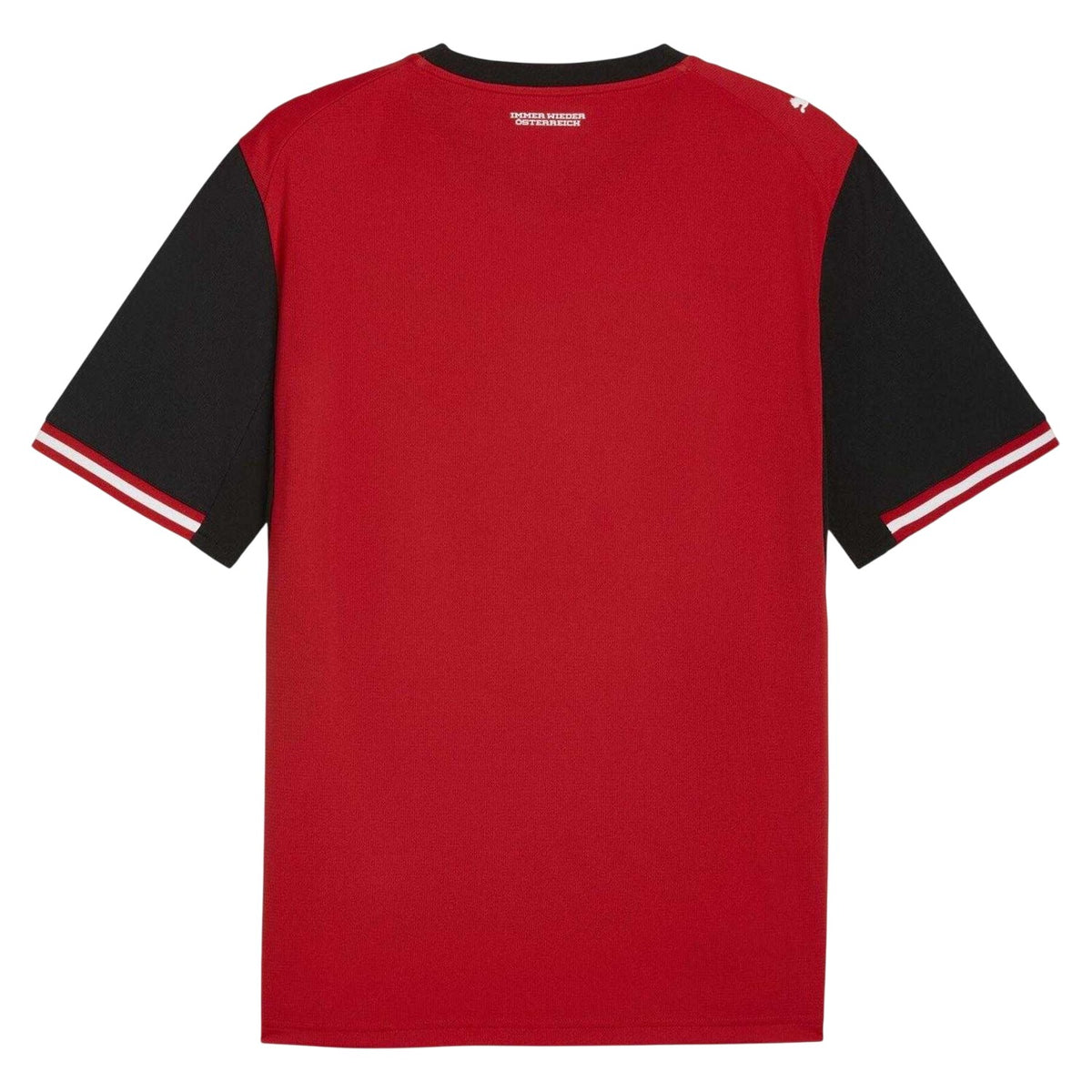 Red-Black - Back - Puma Mens World Cup 2026 Austria FC Home Shirt