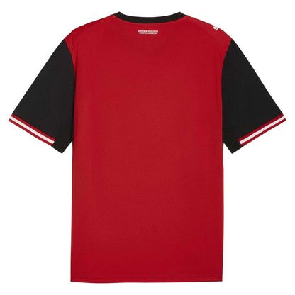 Red-Black - Back - Puma Mens World Cup 2026 Austria FC Home Shirt