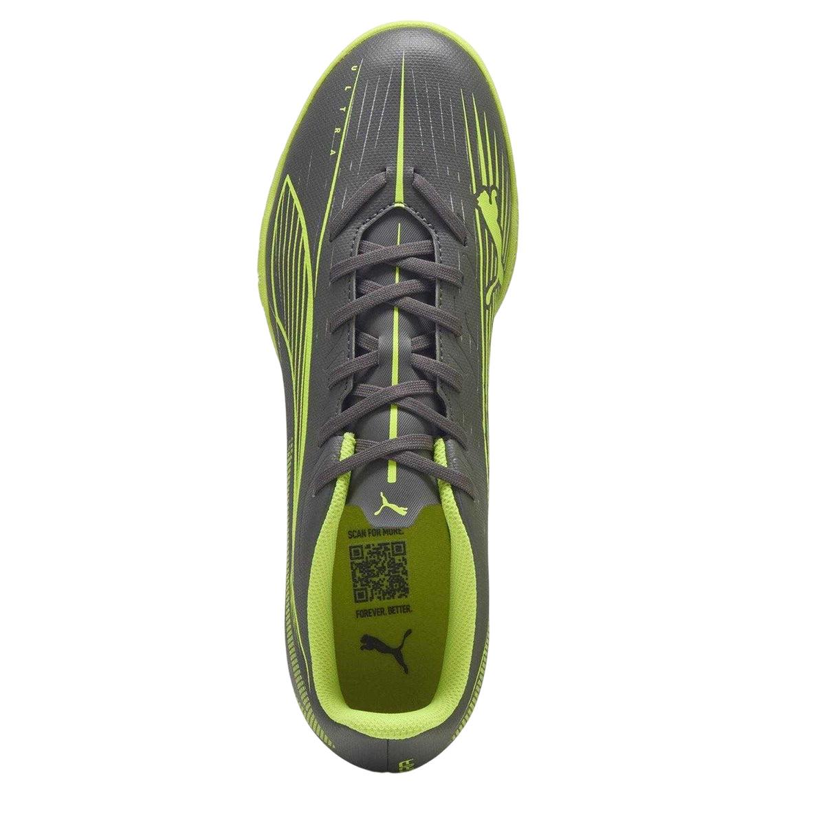 Matted Silver - Side - Puma Mens Ultra 5 Play IT Non Marking Indoor Football Shoes