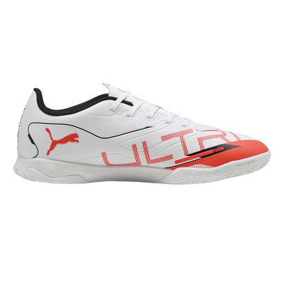Puma White - Front - Puma Mens Ultra 5 Play IT Non Marking Indoor Football Shoes