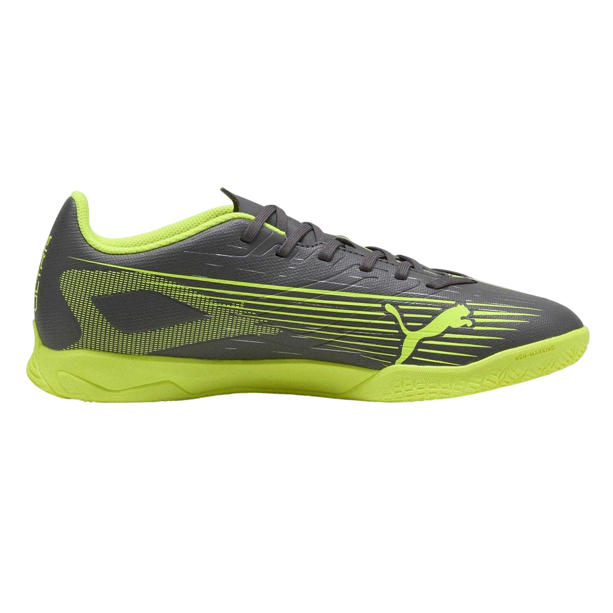 Matted Silver - Front - Puma Mens Ultra 5 Play IT Non Marking Indoor Football Shoes
