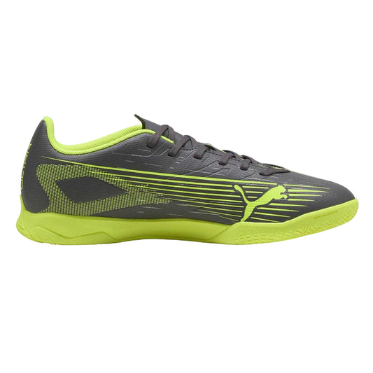 Matted Silver - Front - Puma Mens Ultra 5 Play IT Non Marking Indoor Football Shoes