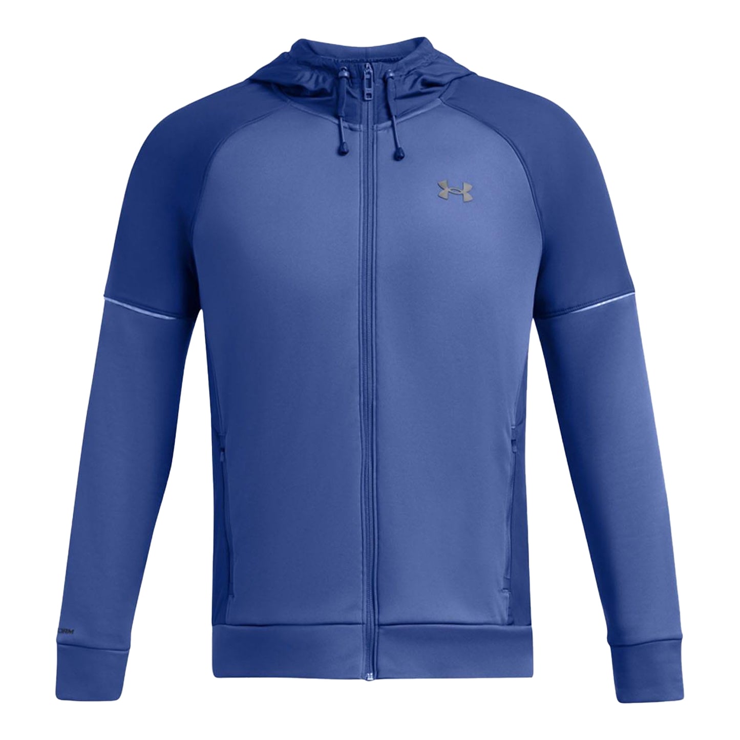 Blue - Front - Under Armour Mens Storm Fleece Full Zip Hoodie