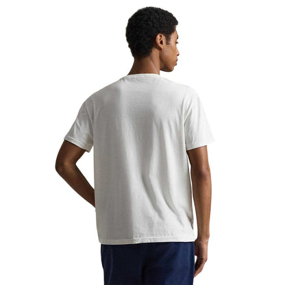 White - Back - Ralph Lauren Mens Polo Crew Neck T-Shirt
