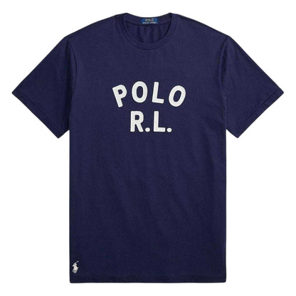 Navy - Front - Ralph Lauren Mens Polo Crew Neck T-Shirt