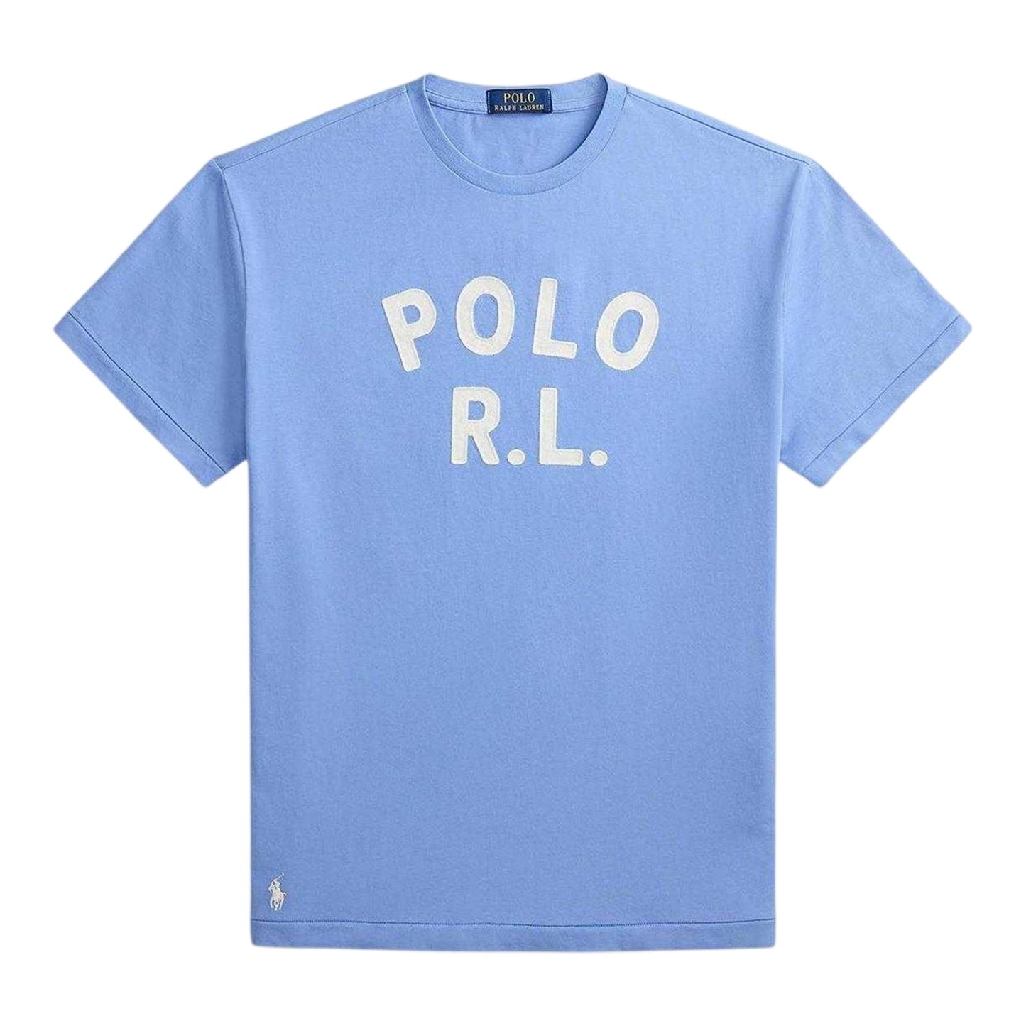 Bristol Blue - Front - Ralph Lauren Mens Polo Crew Neck T-Shirt