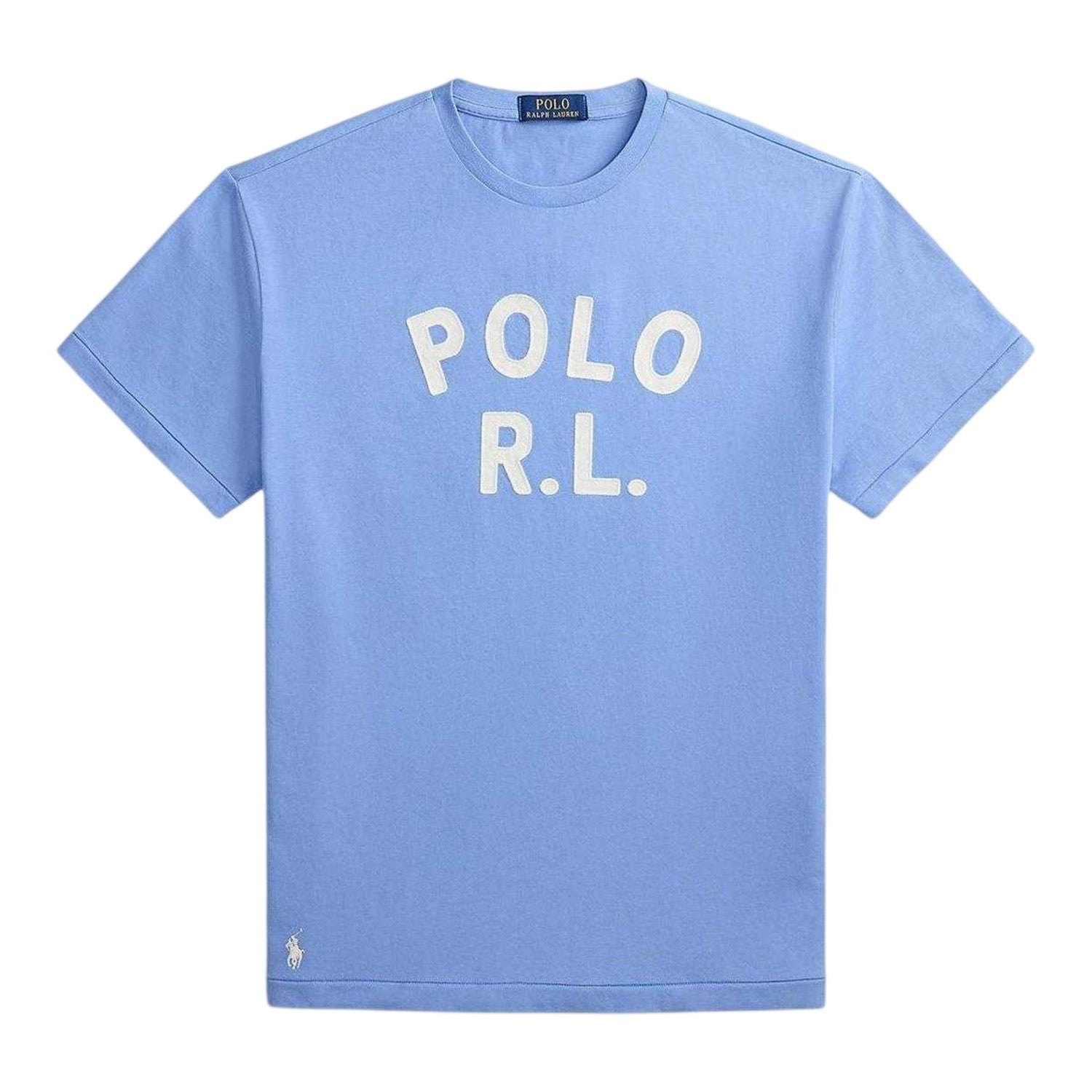 Bristol Blue - Front - Ralph Lauren Mens Polo Crew Neck T-Shirt
