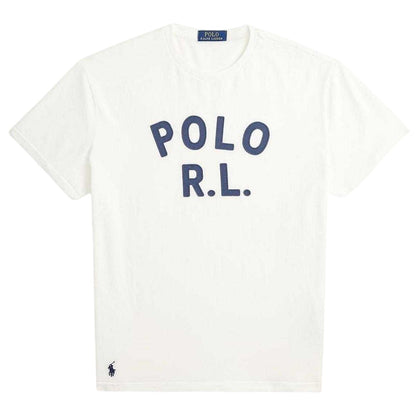 White - Front - Ralph Lauren Mens Polo Crew Neck T-Shirt