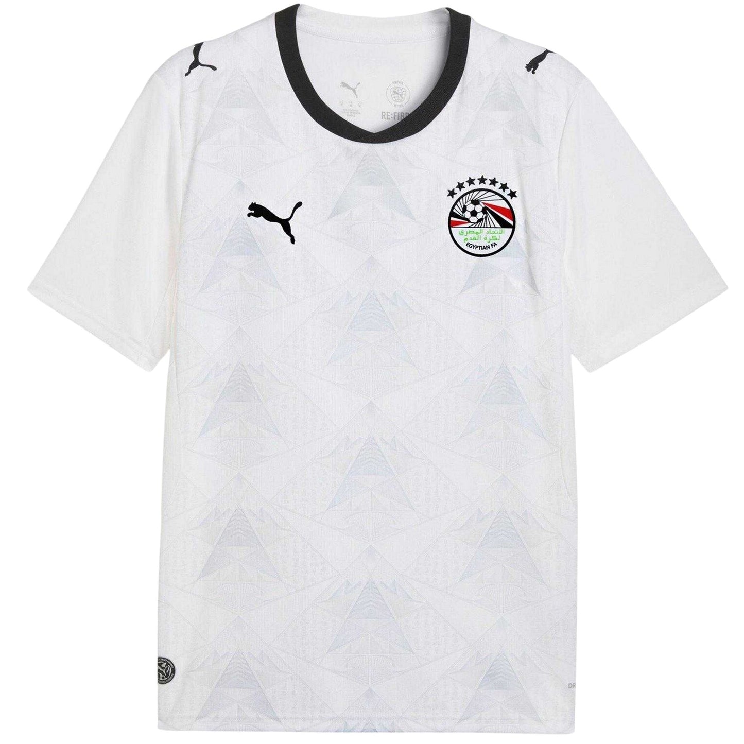 White-Green - Front - Puma Mens World Cup 2026 Egyptian Away Shirt