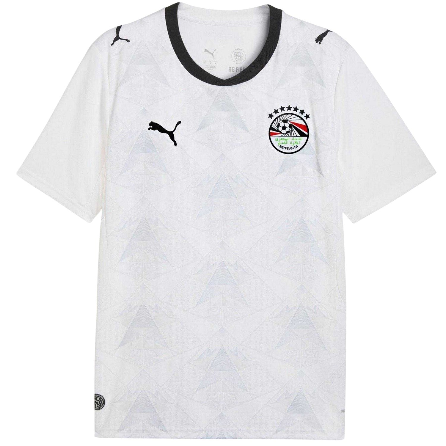 White-Green - Front - Puma Mens World Cup 2026 Egyptian Away Shirt