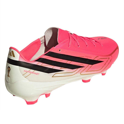 Pink-Black - Back - Adidas Mens F50 World Cup League Firm Ground Football Boots