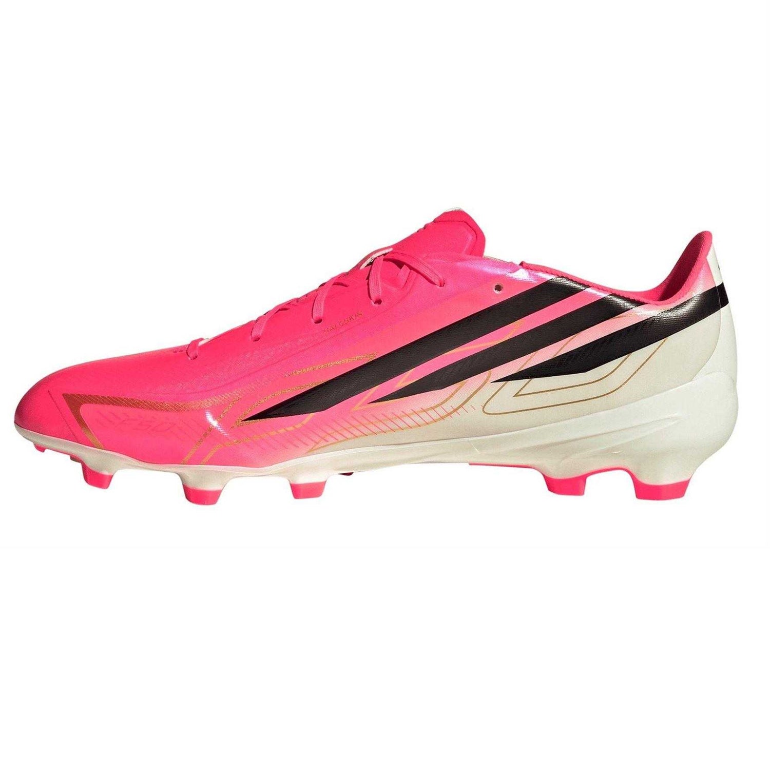 Pink-Black - Side - Adidas Mens F50 World Cup League Firm Ground Football Boots