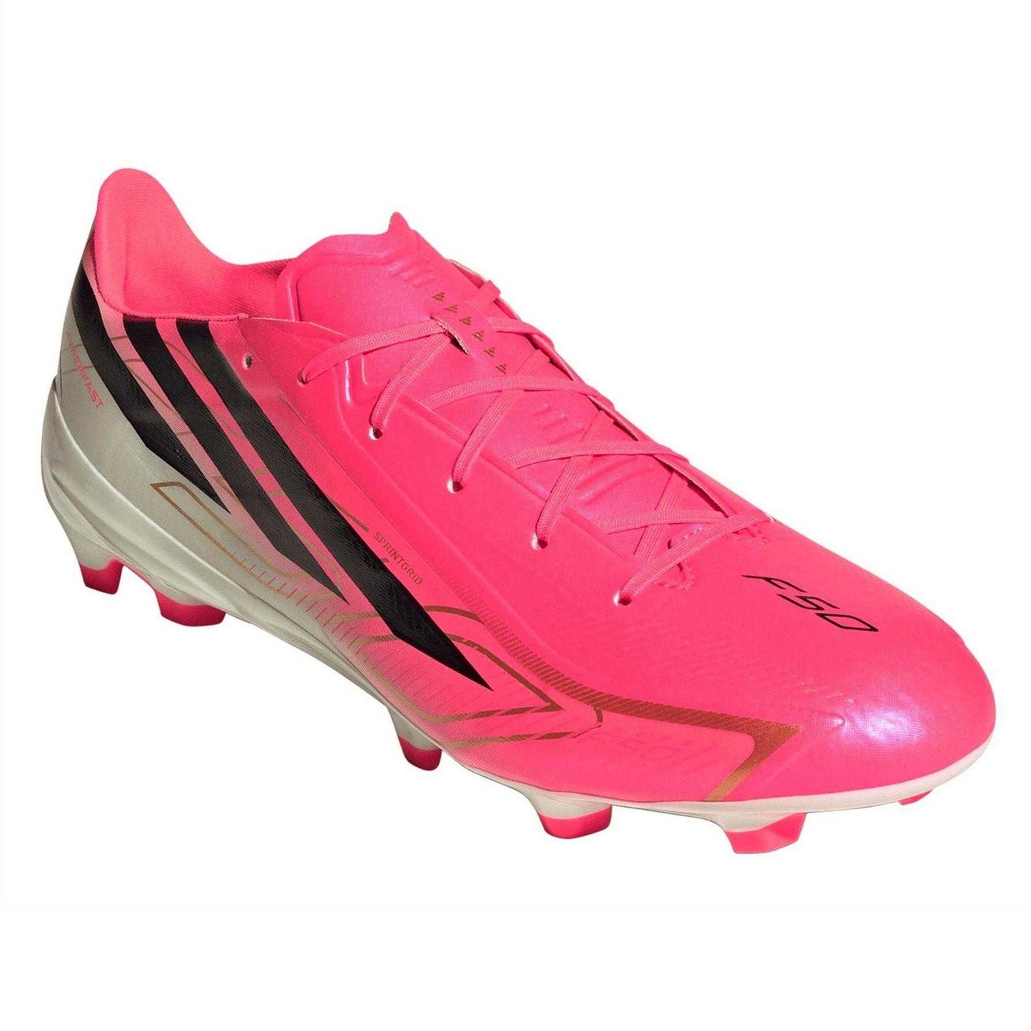 Pink-Black - Lifestyle - Adidas Mens F50 World Cup League Firm Ground Football Boots