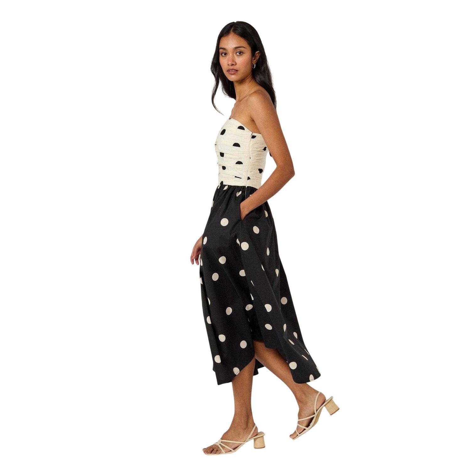 Black - Side - Nobody´s Child Womens-Ladies Alice Midi Dress
