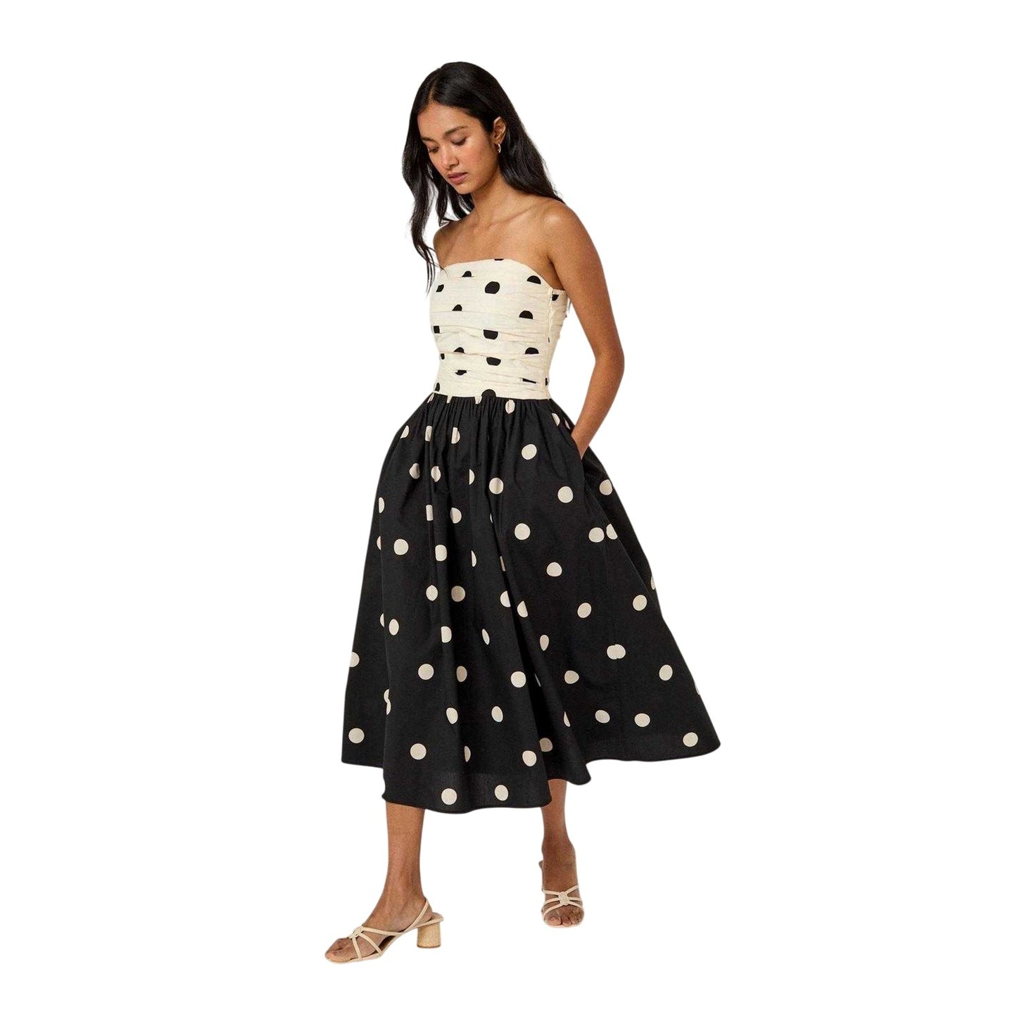 Black - Front - Nobody´s Child Womens-Ladies Alice Midi Dress