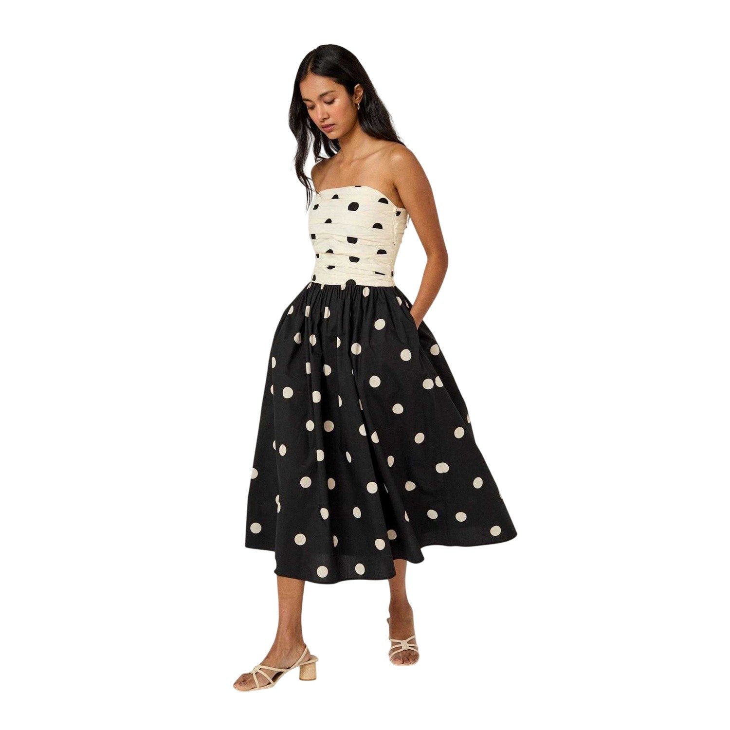 Black - Front - Nobody´s Child Womens-Ladies Alice Midi Dress