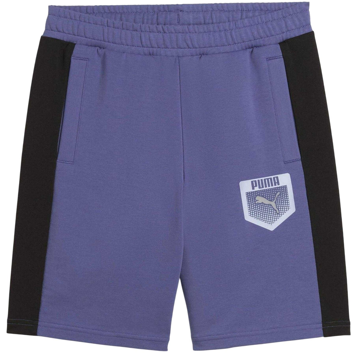 Blue - Front - Puma Childrens-Kids Active Graphic Sweat Shorts